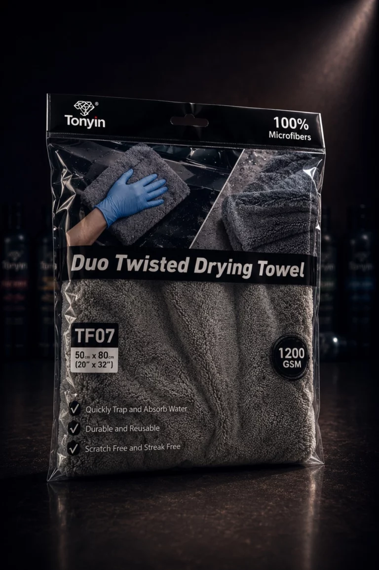 serviette de séchage voiture